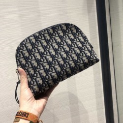 Fake Christian Dior Oblique Clutch Bag Replica