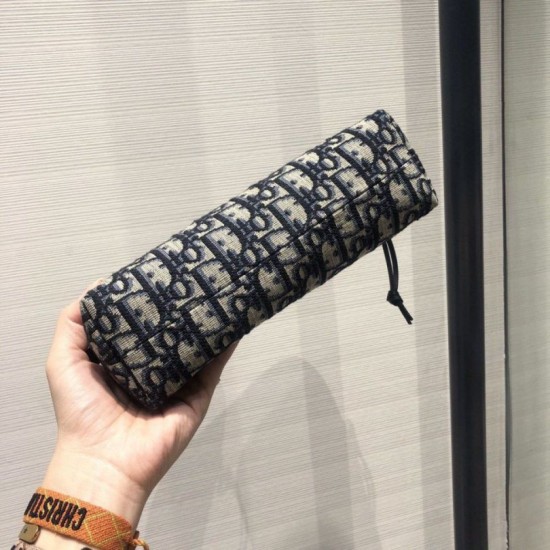 Fake Christian Dior Oblique Clutch Bag Replica