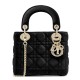 Replica Christian Dior Mini Lady Dior Bag Black