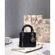 Replica Christian Dior Mini Lady Dior Bag Black