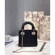 Replica Christian Dior Mini Lady Dior Bag Black