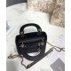 Replica Christian Dior Mini Lady Dior Bag Black