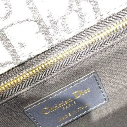 Fake Christian Dior 30 Montaigne Bag with Chain Dark Blue Replica
