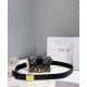 Replica Christian Dior 30 Montaigne Jacquard Canvas Box Bag Dark Blue