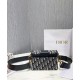 Replica Christian Dior 30 Montaigne Jacquard Canvas Box Bag Dark Blue