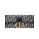 Replica Christian Dior 30 Montaigne Jacquard Canvas Clutch Bag Dark Blue
