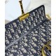 Replica Christian Dior 30 Montaigne Jacquard Canvas Clutch Bag Dark Blue