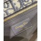 Replica Christian Dior 30 Montaigne Jacquard Canvas Clutch Bag Dark Blue