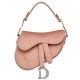 Replica Christian Dior Mini Saddle Velvet Bag Pink