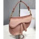 Replica Christian Dior Mini Saddle Velvet Bag Pink