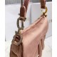 Replica Christian Dior Mini Saddle Velvet Bag Pink