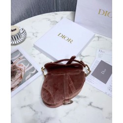 Replica Christian Dior Mini Saddle Velvet Bag Pink Replica Christian Dior Mini Saddle Velvet Bag Pink