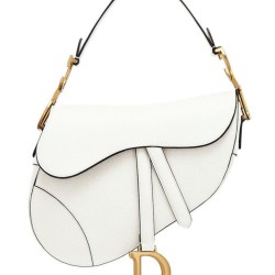 Fake Christian Dior Saddle Bag M0446 White Replica