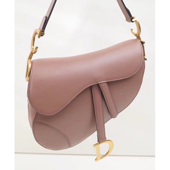 Fake Christian Dior Saddle Bag M0446 Apricot Replica