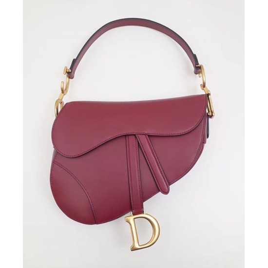 Fake Christian Dior Saddle Bag M0446 Red Replica