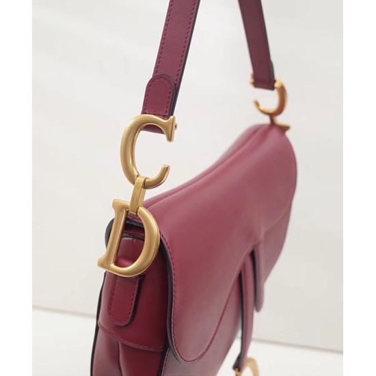 Fake Christian Dior Saddle Bag M0446 Red Replica