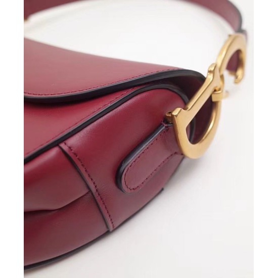 Fake Christian Dior Saddle Bag M0446 Red Replica