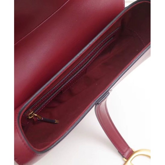 Fake Christian Dior Saddle Bag M0446 Red Replica