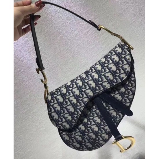 Replica Christian Dior Saddle Bag M0446 Blue