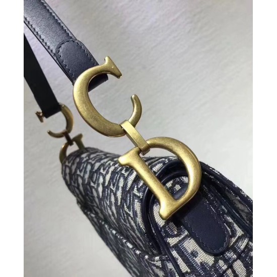Replica Christian Dior Saddle Bag M0446 Blue