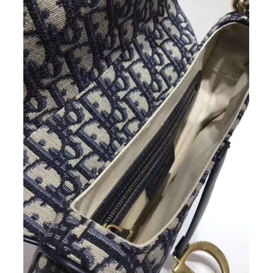 Replica Christian Dior Saddle Bag M0446 Blue
