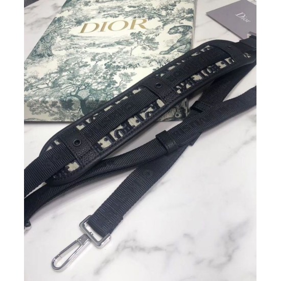 Replica Christian Dior Safari Dior Oblique Messenger Bag Dark Blue