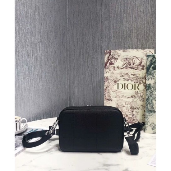 Replica Christian Dior Safari Messenger Bag Black