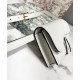 Replica Christian Dior Saddle Belt Clutch White