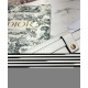 Replica Christian Dior Saddle Belt Clutch White