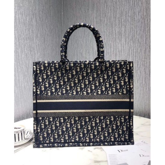 Replica Christian Dior Book Tote bag M1286 Dark Blue