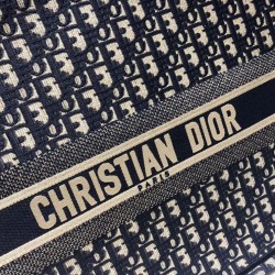 Replica Christian Dior Book Tote bag M1286 Dark Blue