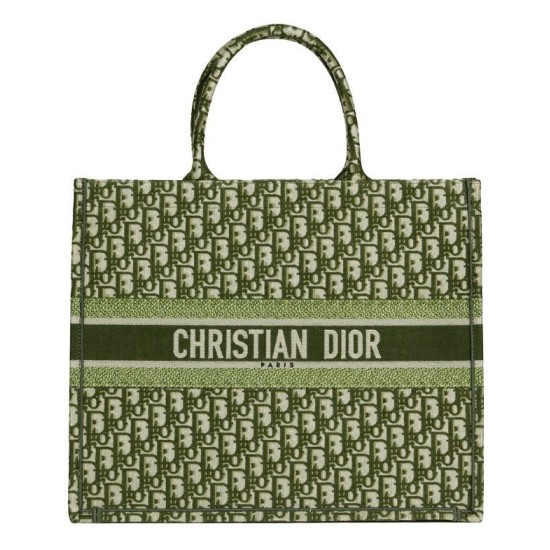 Fake Christian Dior Book Tote bag M1286 Green Replica