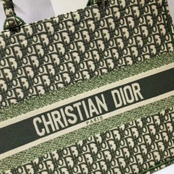 Fake Christian Dior Book Tote bag M1286 Green Replica