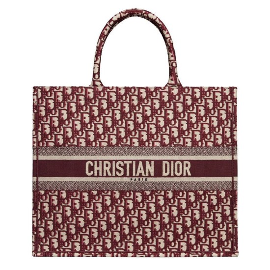 Fake Christian Dior Book Tote bag M1286 Red Replica