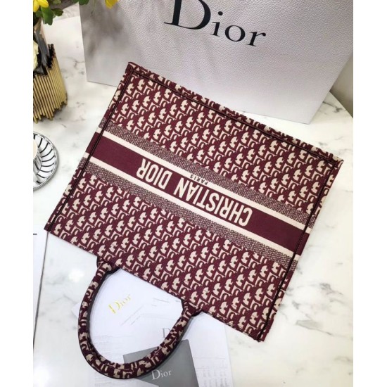 Fake Christian Dior Book Tote bag M1286 Red Replica