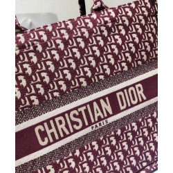 Fake Christian Dior Book Tote bag M1286 Red Replica