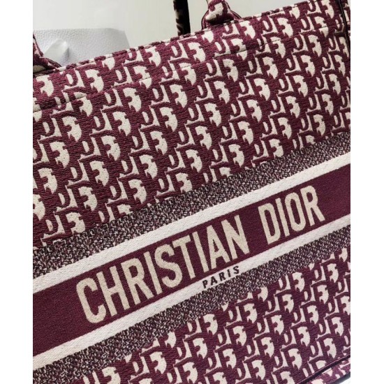 Fake Christian Dior Book Tote bag M1286 Red Replica