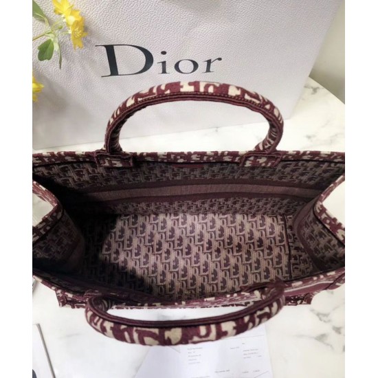 Fake Christian Dior Book Tote bag M1286 Red Replica