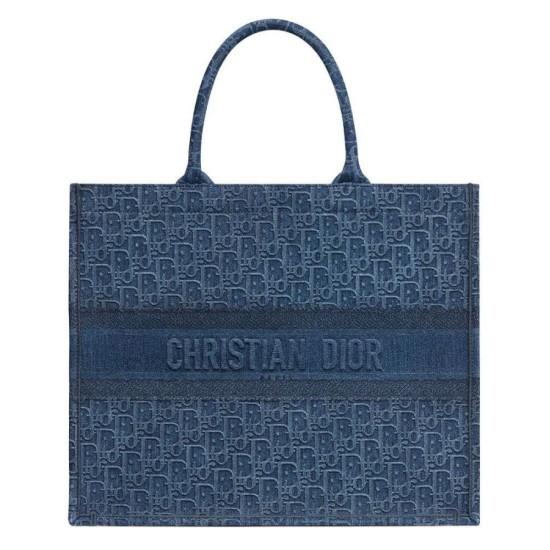 Replica Christian Dior Book Tote bag M1286 Blue