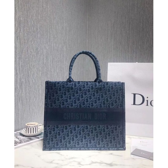 Replica Christian Dior Book Tote bag M1286 Blue