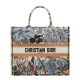 Replica Christian Dior Book Tote Bag In Embroidered Canvas Green