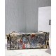 Replica Christian Dior Book Tote Bag In Embroidered Canvas Green