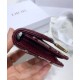 Fake Christian Dior Oblique Saddle Wallet Red Replica