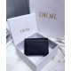 Replica Christian Dior Saddle Calfskin Wallet Black