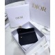 Replica Christian Dior Saddle Calfskin Wallet Black