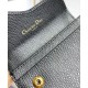 Replica Christian Dior Saddle Calfskin Wallet Black
