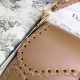 Replica Christian Dior Grooved Edge Saddle Bag Brown