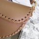 Replica Christian Dior Grooved Edge Saddle Bag Brown