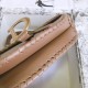 Replica Christian Dior Grooved Edge Saddle Bag Brown