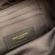 Replica YSL Saint Laurent Becky Double Zip Pouch Quilted Lambskin Black